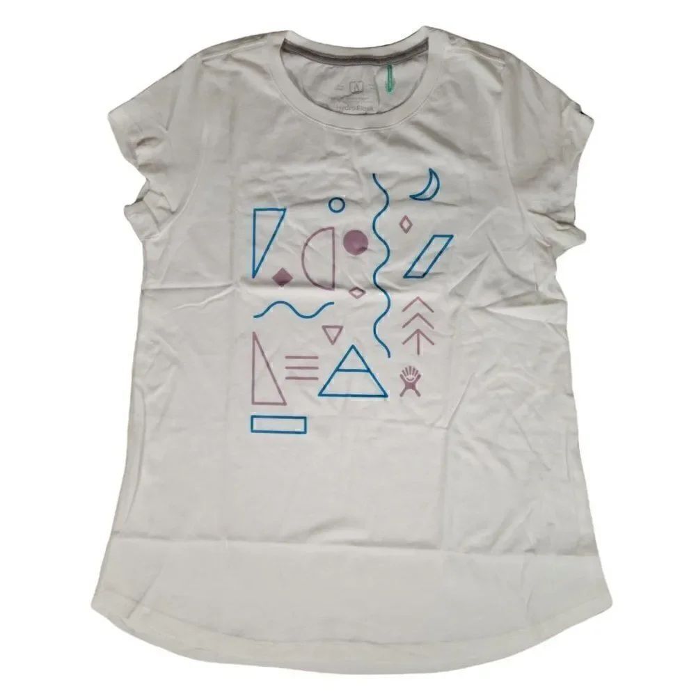 Hydro Flask Women's White Shape Up T-Shirt Sz L